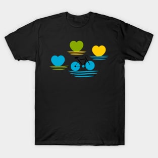 Love morning bike rides T-Shirt